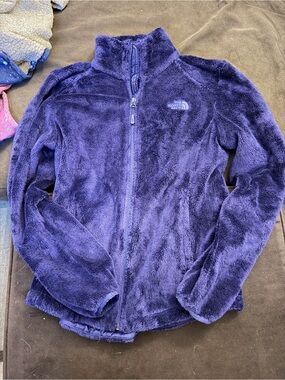 The North Face Women's Plush Full-Zip Jacket in Deep Purple